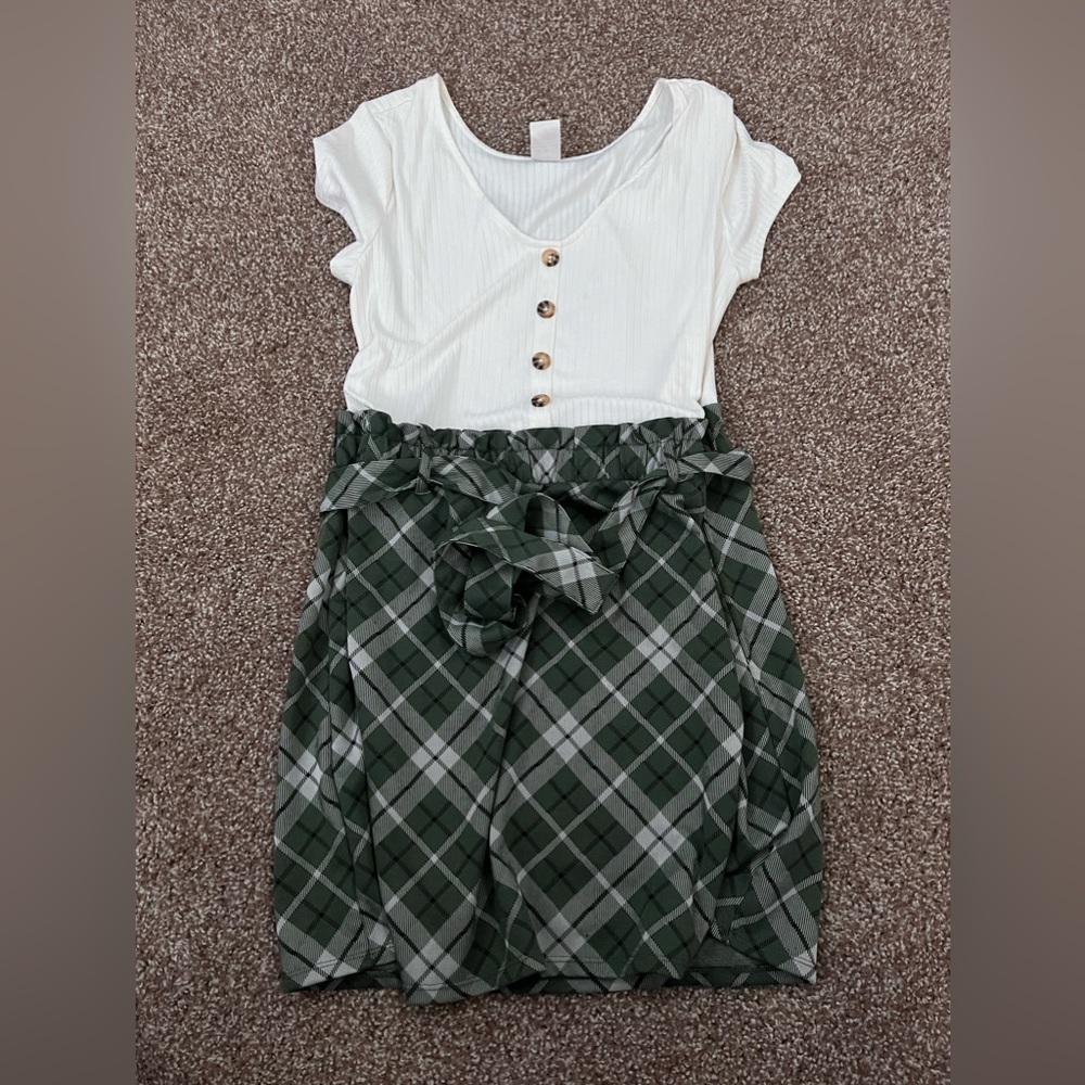 * plaid dress: XL, NO BOUNDARIES
